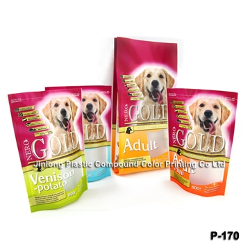 Stand up dog food bag P-170